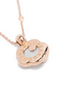 18K rose gold Petit Joli Lunaire pearl and diamond necklace